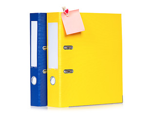 Image showing Colorful folders