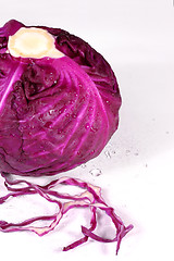 Image showing fresh purple cabbage