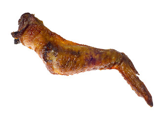 Image showing Single BBQ chicken wing

