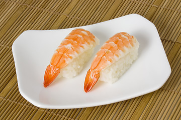 Image showing Sushi - Ebi Nigiri

