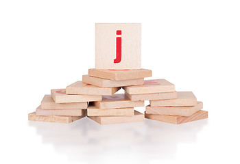 Image showing Alphabet - letter J