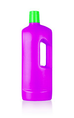 Image showing Plastic bottle cleaning-detergent