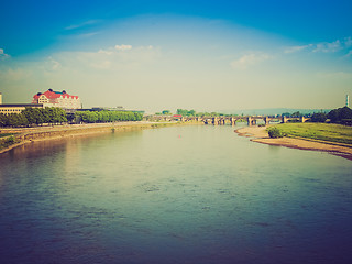 Image showing Elbe river in Dresden