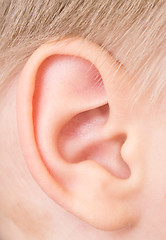 Image showing child ear