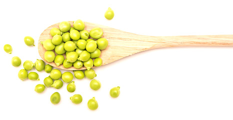 Image showing fresh green peas