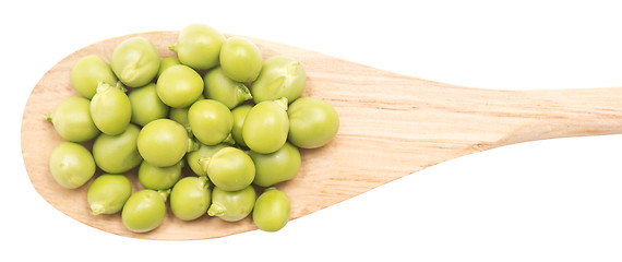 Image showing green peas