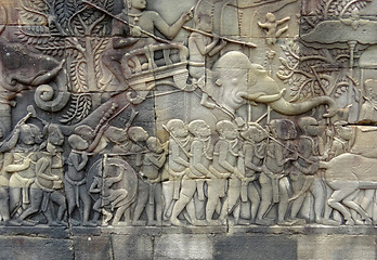 Image showing relief at Preah Khan