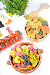 Image showing Different ingredients to prepare pasta