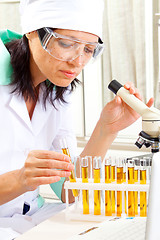 Image showing female scientist