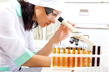 Image showing female scientist