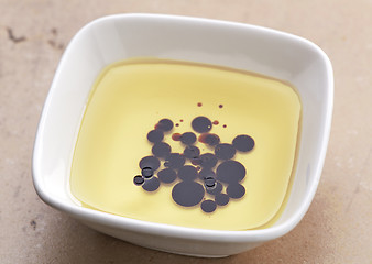 Image showing olive oil and balsamic vinegar