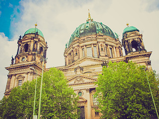 Image showing Retro look Berliner Dom