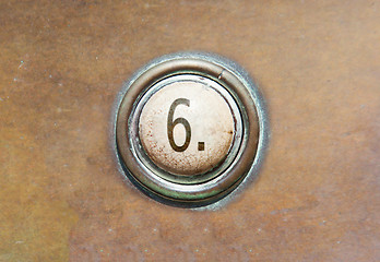 Image showing Old button - 6