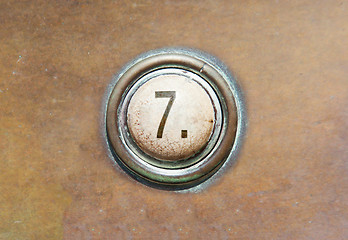 Image showing Old button - 7