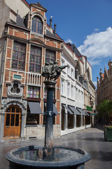 Image showing Street in center of Brussels, Belgium