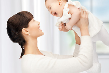 Image showing happy mother with baby