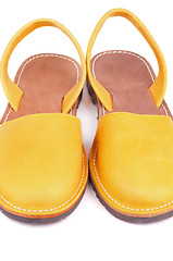 Image showing Yellow Sandals