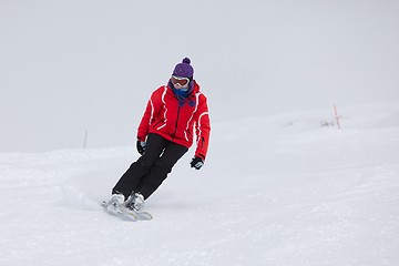 Image showing Skiing