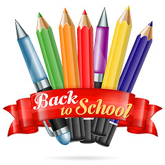 Image showing Welcome back to school