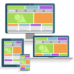 Image showing Responsive Web Design