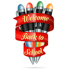 Image showing Welcome back to school