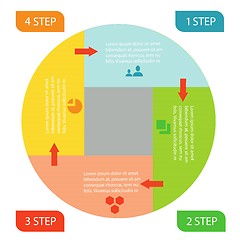 Image showing info graphic business circle