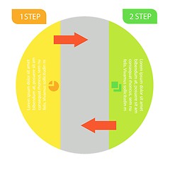 Image showing info graphic business circle