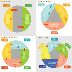 Image showing info graphic business circles