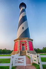 Image showing Cape Hatteras Lighthouse, Outer banks, North Carolina