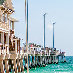 Image showing Jennette's Pier in Nags Head, North Carolina, USA.