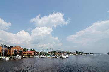 Image showing waterfront scenes in washington north carolina