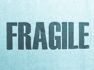 Image showing Fragile