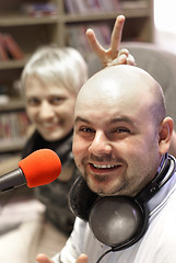 Image showing Announcer and dj
