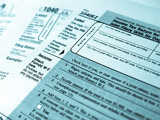 Image showing Tax forms