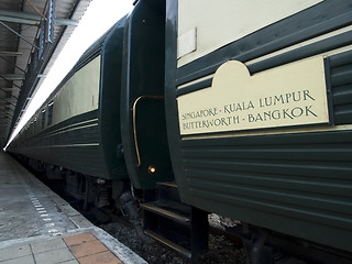 Image showing Luxury railway cars