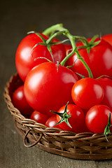 Image showing Fresh red tomatoes