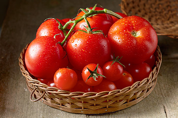 Image showing Fresh red tomatoes