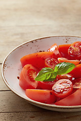 Image showing fresh tomato salad