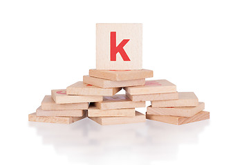 Image showing Alphabet - letter K
