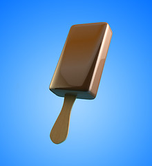 Image showing chocolate ice cream 3d Illustrations.