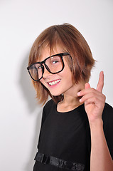 Image showing child wearing glasses