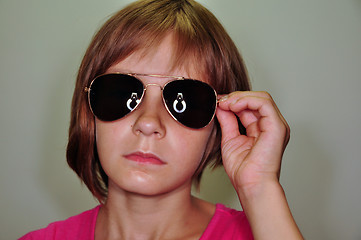 Image showing child wearing sunglasses