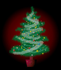 Image showing christmas tree