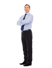 Image showing smiling businessman