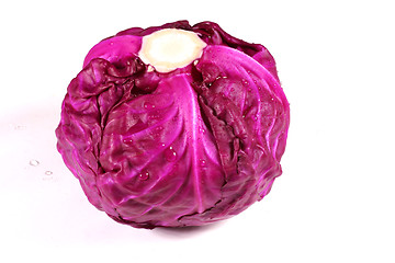 Image showing fresh purple cabbage