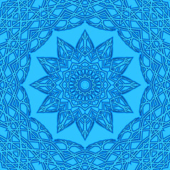 Image showing Abstract blue pattern