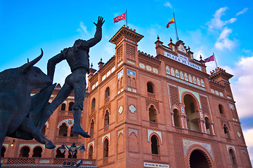 Image showing Bullfighting arena in Madrid, Las Ventas