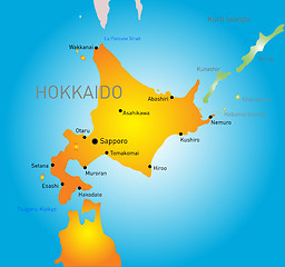 Image showing Hokkaido island