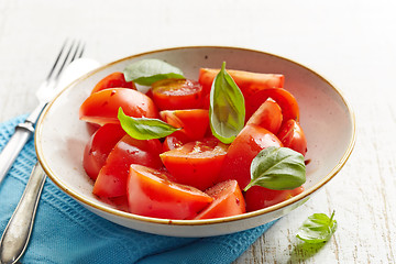 Image showing fresh tomato salad