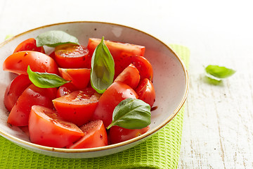 Image showing fresh tomato salad